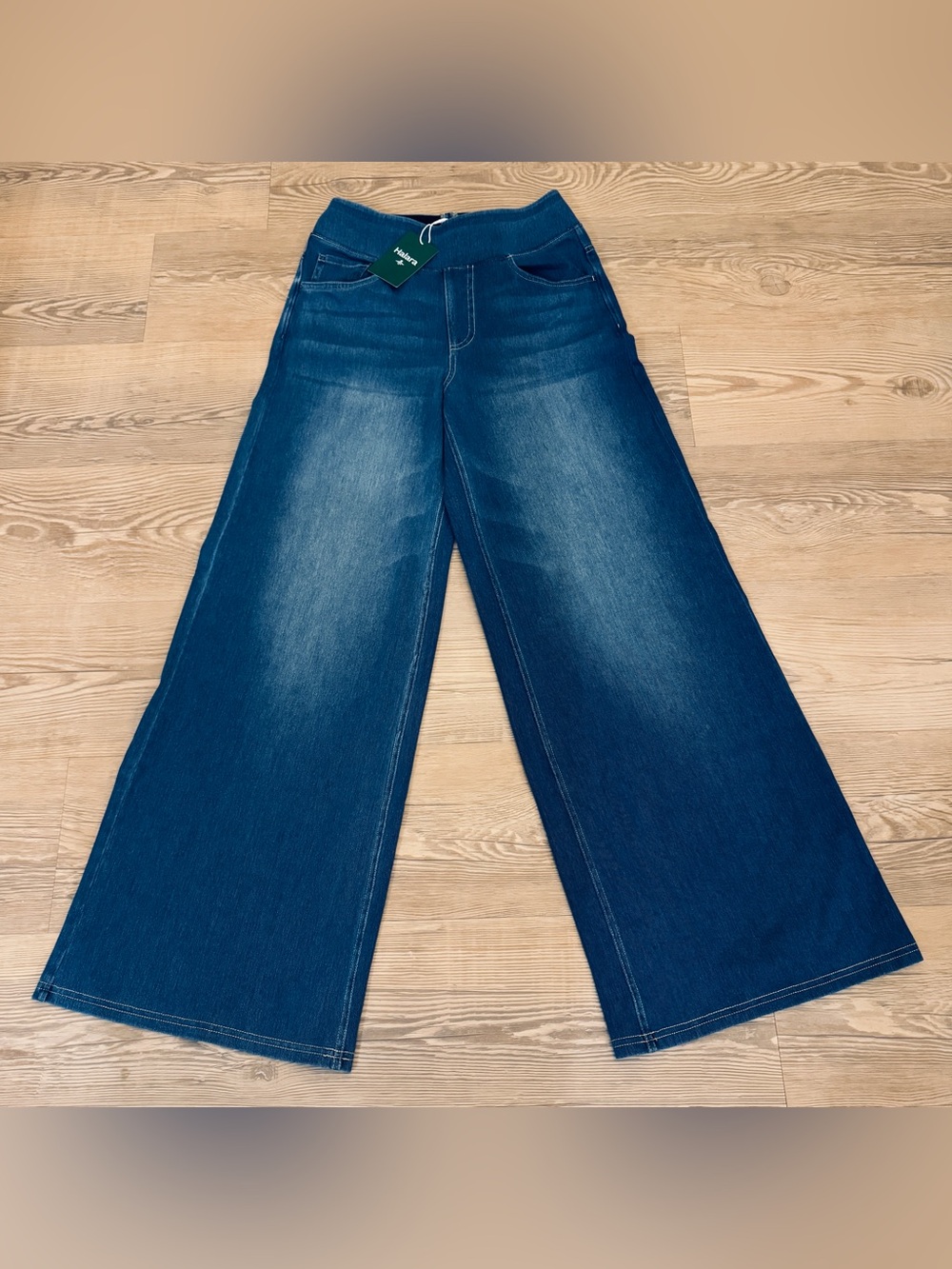 Halara Flex High Waisted Wide Leg Jeans with functional pockets